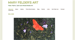 Desktop Screenshot of fiberartbyfelder.com